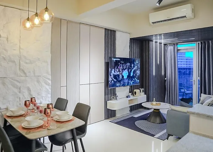 Apartment Luxury 2br In Uptown Parksuites Bgc Balcony & Prime Location